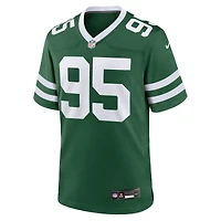 Maillot de match Nike Quinnen Williams Legacy vert New York Jets pour homme