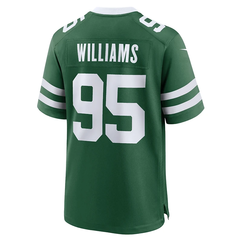 Maillot de match Nike Quinnen Williams Legacy vert New York Jets pour homme