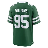 Maillot de match Nike Quinnen Williams Legacy vert New York Jets pour homme