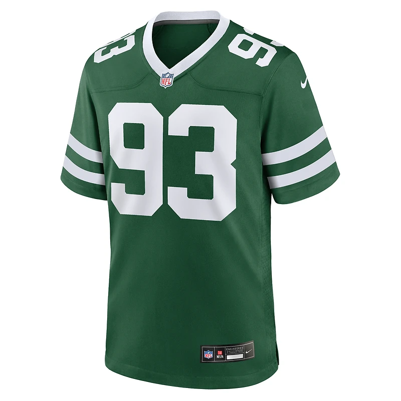 Men's Nike Takk McKinley Legacy Green New York Jets Team Game Jersey