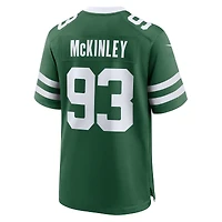 Men's Nike Takk McKinley Legacy Green New York Jets Team Game Jersey