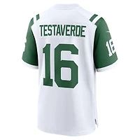 Men's Nike Vinny Testaverde White New York Jets Retired Player Alternate Game Jersey