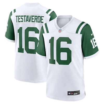 Men's Nike Vinny Testaverde White New York Jets Retired Player Alternate Game Jersey