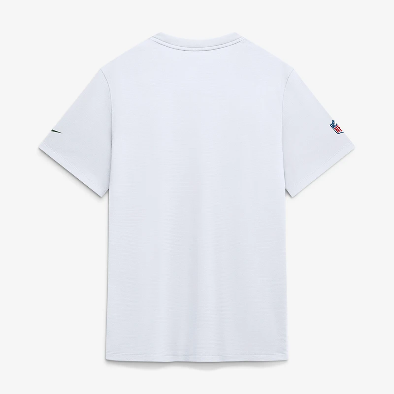 Men's Nike  White New York Jets Sideline UV Dri-FIT Coaches Shirt