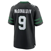 Maillot Nike Will McDonald IV Legacy noir pour homme des New York Jets