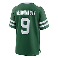 Maillot Nike Will McDonald IV Legacy Green pour homme des New York Jets
