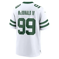 Men's Nike Will McDonald IV Legacy White New York Jets Game Jersey