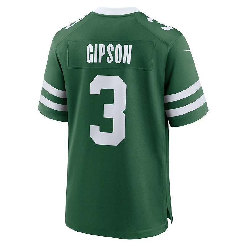 Maillot Nike Xavier Gipson Legacy Green pour homme des New York Jets