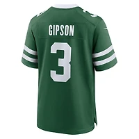 Maillot Nike Xavier Gipson Legacy Green pour homme des New York Jets