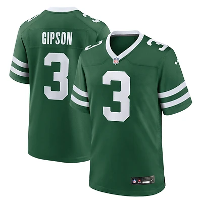 Maillot Nike Xavier Gipson Legacy Green pour homme des New York Jets