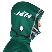 Veste de survêtement à capuche entièrement zippée Pro Player verte/noire pour homme des New York Jets