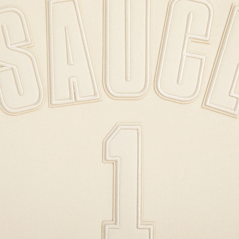 Sweat à capuche Pro Standard Ahmad Sauce Gardner crème pour hommes, nom et numéro du joueur des Jets de New York