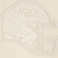 Sweat à capuche Pro Standard Ahmad Sauce Gardner crème pour hommes, nom et numéro du joueur des Jets de New York