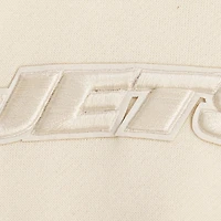 Sweat à capuche Pro Standard Ahmad Sauce Gardner crème pour hommes, nom et numéro du joueur des Jets de New York