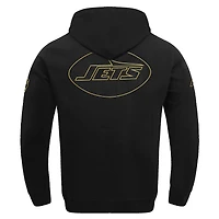 Sweat à capuche classique en chenille Pro Standard pour homme, noir, des New York Jets