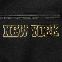 Men's Pro Standard Black New York Jets Full-Zip Varsity Jacket