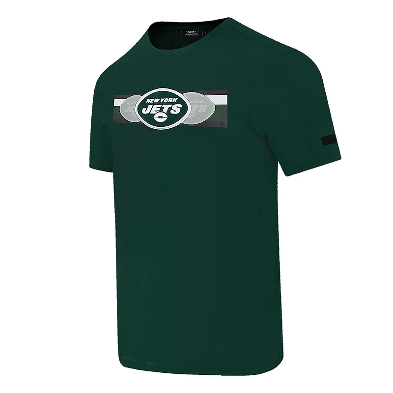 T-shirt rétro Striper Pro Standard vert New York Jets pour hommes