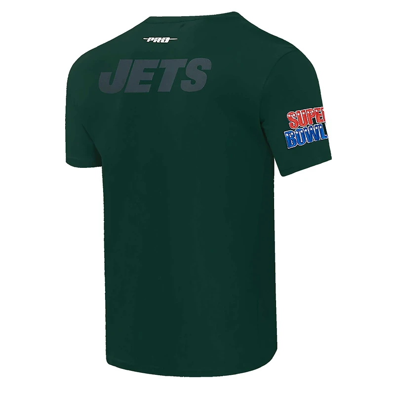 T-shirt rétro Striper Pro Standard vert New York Jets pour hommes