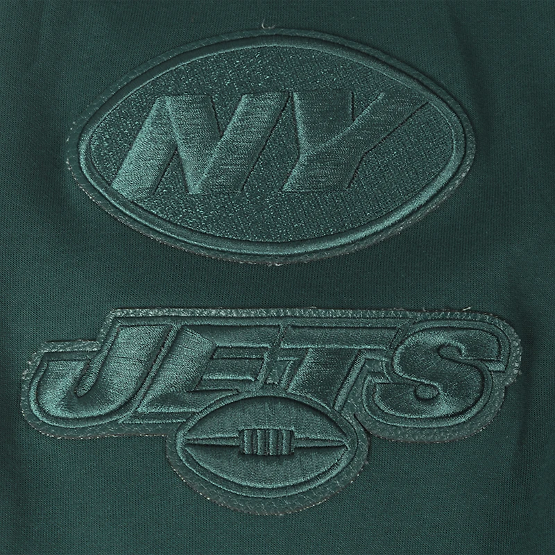 Men's Pro Standard Green New York Jets Triple Tonal Full-Zip Hoodie