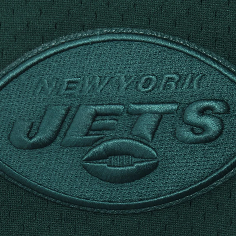 Men's Pro Standard Green New York Jets Triple Tonal Mesh Button-Up Shirt