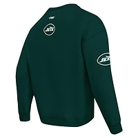 Sweat-shirt à enfiler épaules tombantes Pro Standard Green New York Jets Turn It Up pour homme