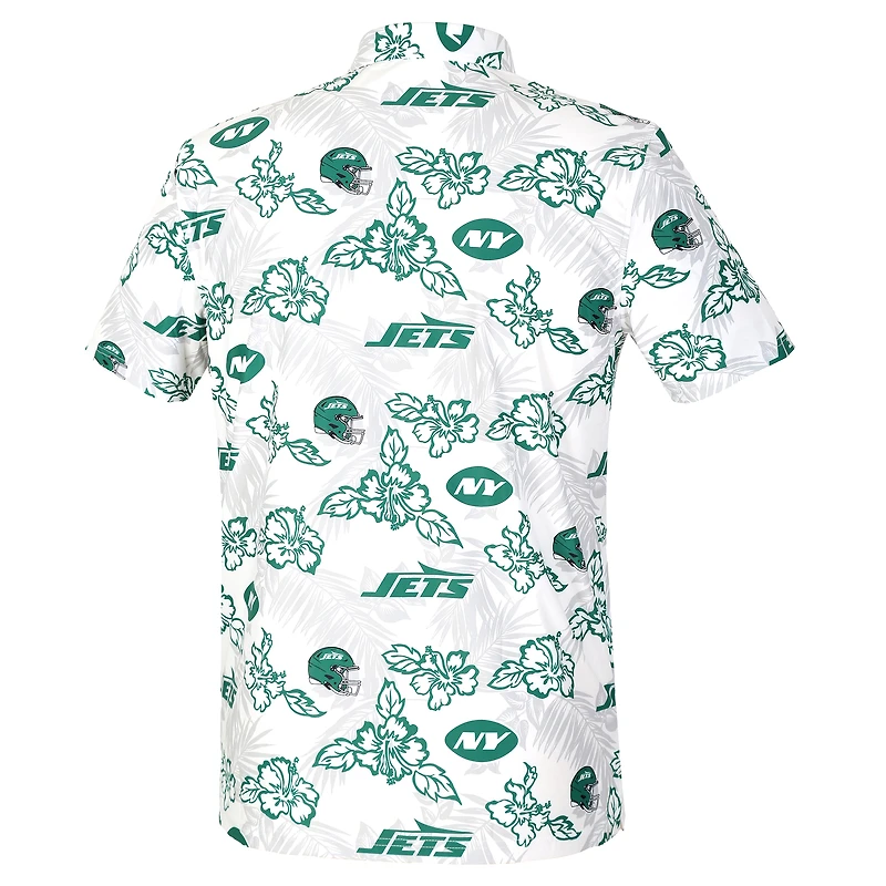 Polo blanc Performance Game Day de Reyn Spooner pour homme, New York Jets
