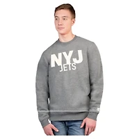 Men's Starter  Charcoal New York Jets Assist Sweatshirt