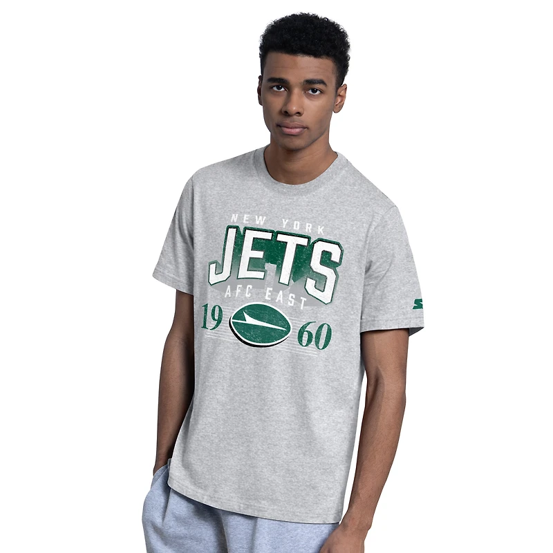 Men's Starter Green/Gray New York Jets Two-Pack Logo T-Shirt Set