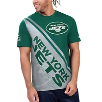 Men's Starter Green/Silver New York Jets Finish Line T-Shirt