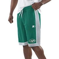 Short de mode préféré des fans New York Jets Starter vert/blanc pour hommes