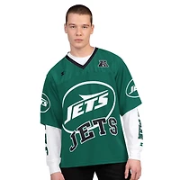 Men's Starter  Green/White New York Jets Short Sleeve & Long T-Shirt Combo Pack
