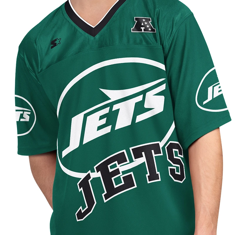 Men's Starter Green/White New York Jets Short Sleeve & Long T-Shirt Combo Pack
