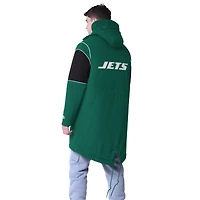 Men's Starter  Green New York Jets Dynasty Polyfill Stadium Full-Zip Jacket