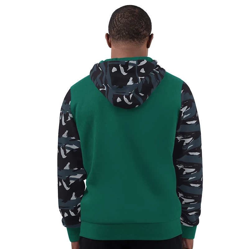 Sweat à capuche zippé pour homme Starter Green New York Jets Thursday Night Gridiron