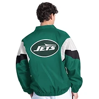 Veste zippée verte Starter pour homme des New York Jets Yard Line