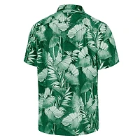 Men's Tommy Bahama Green New York Jets Coast Nuevo Fronds Camp Button-Up Shirt