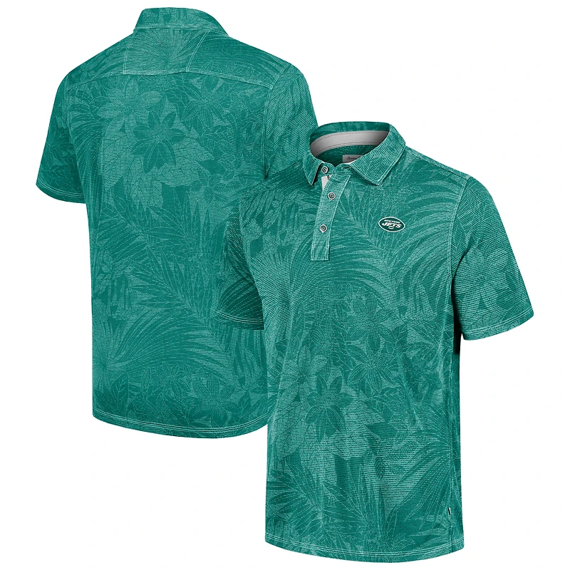 Polo Tommy Bahama vert pour homme New York Jets Big & Tall Santiago Paradise