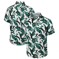 Men's Tommy Bahama Green New York Jets Sunnyvale Blooms Camp Button-Up Shirt