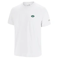 T-shirt graphique Tommy Bahama pour homme, blanc, New York Jets Sport Torchdown
