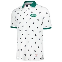 Polo Tommy Hilfiger blanc en piqué New York Jets Bryce pour hommes