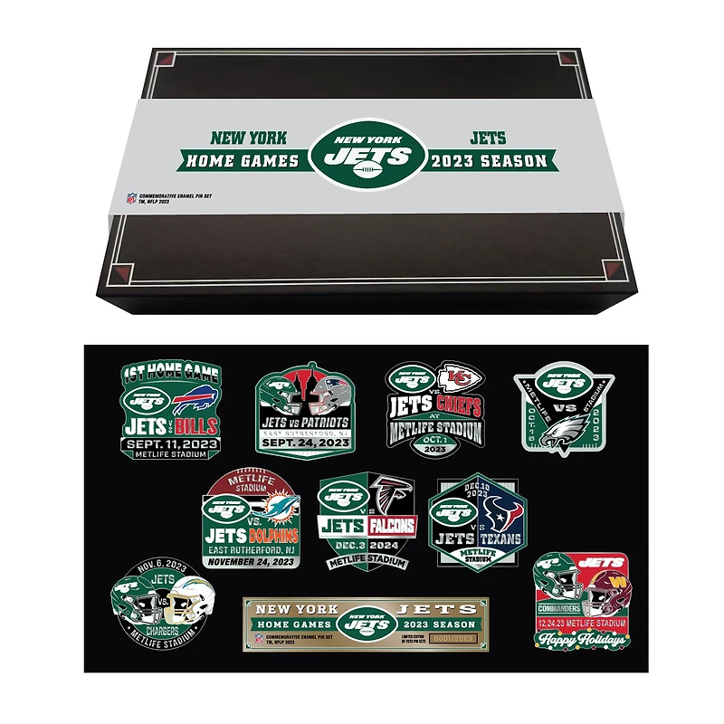 Ensemble collecteur de 9 pin MOJO New York Jets 2023 Game Day