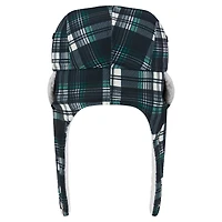 Casquette trappeur en sherpa à carreaux noirs New York Jets de Era