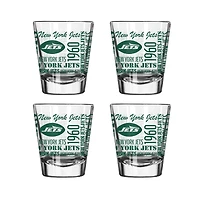 Ensemble de 4 verres à shot de 6 cl (2 oz) New York Jets