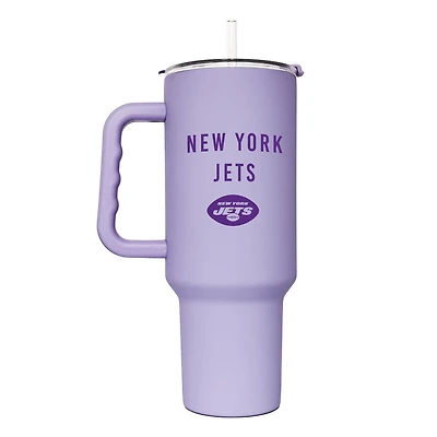 Jets de New York 40oz. Gobelet doux au toucher lavande