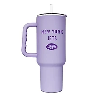 Jets de New York 40oz. Gobelet doux au toucher lavande