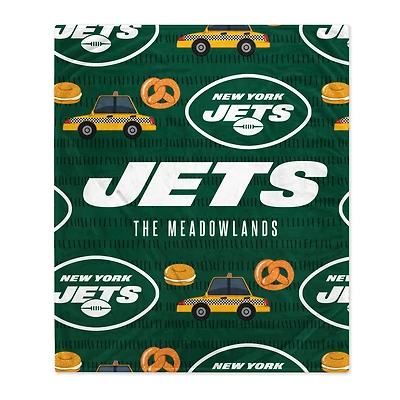 New York Jets 60'' x 70'' Hometown Logo Fleece Blanket
