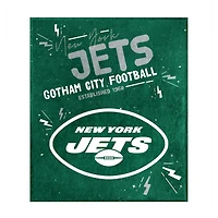 Couverture en peluche des Jets de New York 60" x 70"