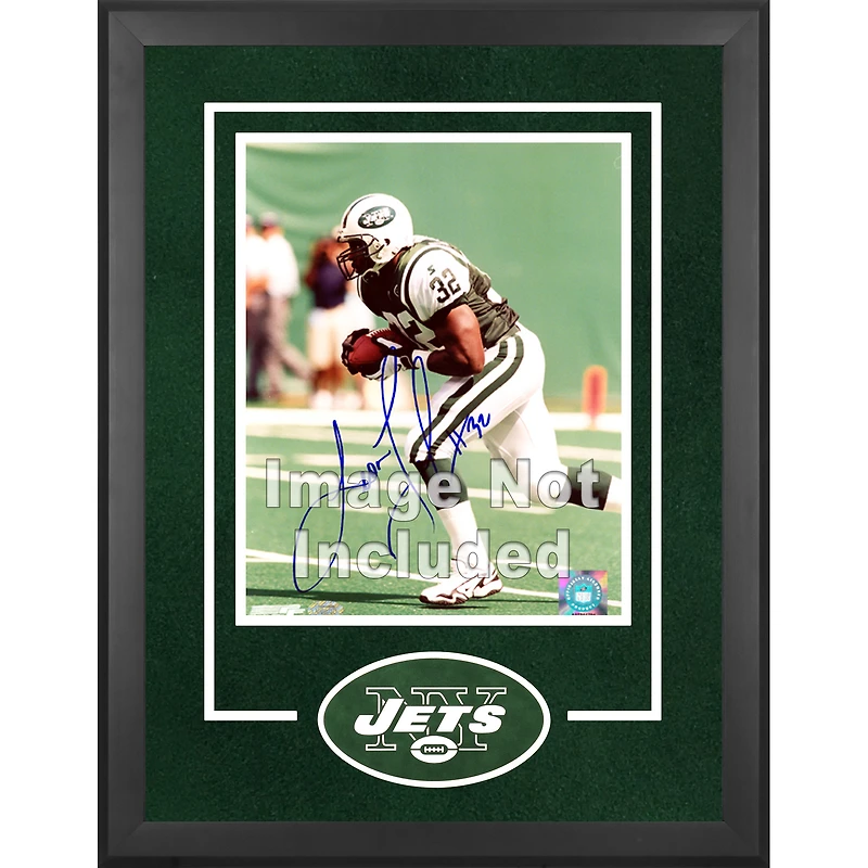 Cadre photo vertical de luxe New York Jets 16'' x 20'' avec logo de l'équipe