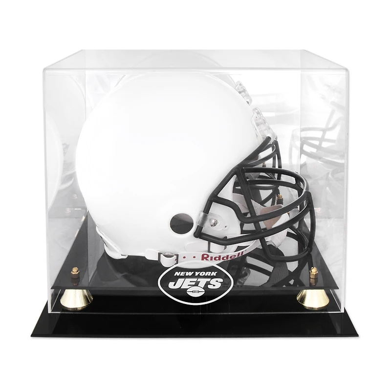Vitrine de casque Golden Classic des Jets de New York