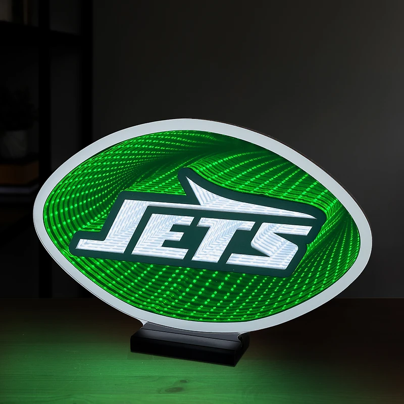 Lumière LED Infinity avec logo des New York Jets